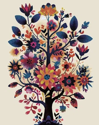 maPratiqueClinique arbre fleurit représentant la pratique clinique